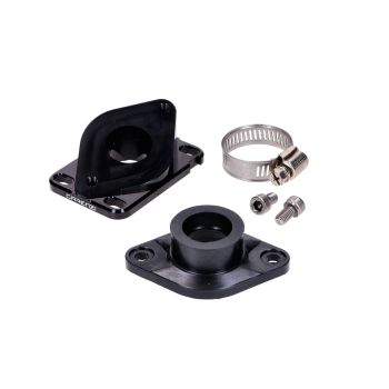 Intake manifold Carenzi 12-21mm for Minarelli AM6, Derbi, PWK carburetor PHBG/PHVA