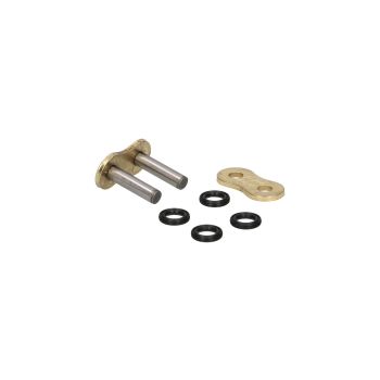 chain master link joint rivet-style AFAM XS-Ring reinforced golden - A428 XMR-G