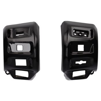 light and blinker switch housing set DMP black glossy for Vespa GTS 125-300 RST / Keyless 2023-