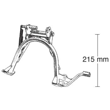 main stand repair kit Buzzetti for Aprilia SR50, MBK Nitro, Yamaha Aerox 50, Motowell 50