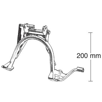 main stand repair kit Buzzetti for Malaguti F12, F15, Ovetto, Neos, Jog R 50