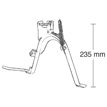 main stand Buzzetti for Aprilia SR50, Gulliver, Beta Ark, Keeway 50cc 2-stroke