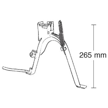 main stand Buzzetti for MBK Flipper, Yamaha Why, Beta Quadra, Tempo, Malaguti Ciak 50