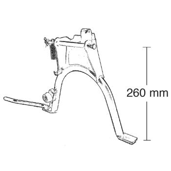 main stand Buzzetti for MBK Stunt, Yamaha Slider, EW50
