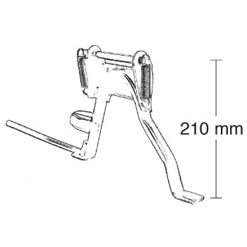 main stand Buzzetti for Aprilia Scarabeo 50cc 2-stroke AC 2005- (Piaggio engine)
