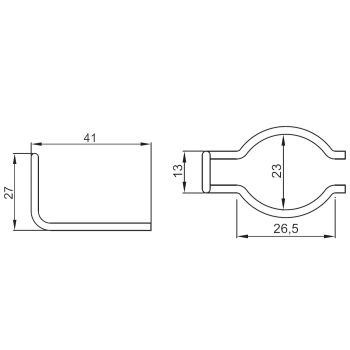 kickstart pinion clip for Peugeot 50, 100cc
