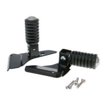 pillion foot peg set Buzzetti for Vespa Primavera, Sprint  50, 125, 150