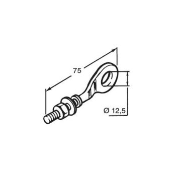 chain tensioner Buzzetti for Puch, Hercules, Kreidler, Zündapp