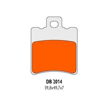 brake pads Delta Braking sintered DB2014SR (S10) = NK430.24/S