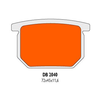 brake pads Delta Braking sintered DB2040RD