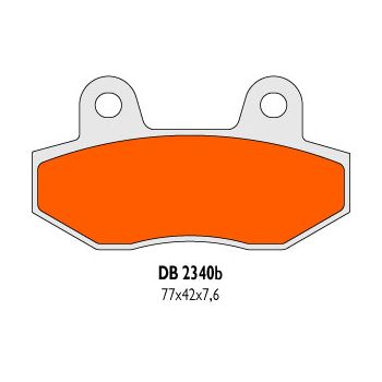 brake pads Delta Braking sintered DB2340SR = NK430.36/S