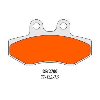 brake pads Delta Braking sintered DB2700SR = NK430.28/S