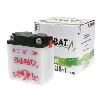 battery Fulbat 6V 6N6-3B-1 DRY incl. acid pack