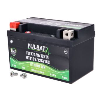 Battery Fulbat FLTX7A/9/12/14 - FLTZ10S/12S/14S Lithium LiFePO4 12V 5Ah 300A