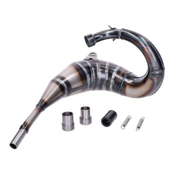 Exhaust Giannelli Enduro for Peugeot XP6 SM 50 Bj.2006-2007, Motorhispania Furia Max 50