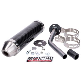 silencer Giannelli carbon for Fantic Motor Enduro 50 Casa, Performance 2018