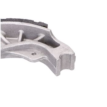 brake shoe set grooved with springs 110x25mm