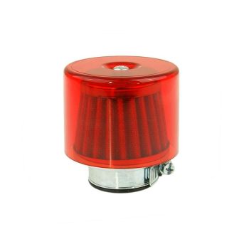 air filter Air-System metal gauze filter 35mm straight version red shield