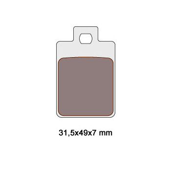 brake pads organic for Piaggio Sfera RST