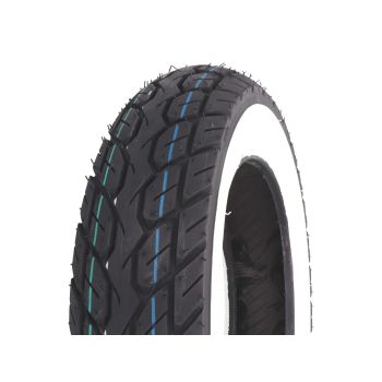 tire Kenda K418 90/90-10 50J TL whitewall / white sidewall