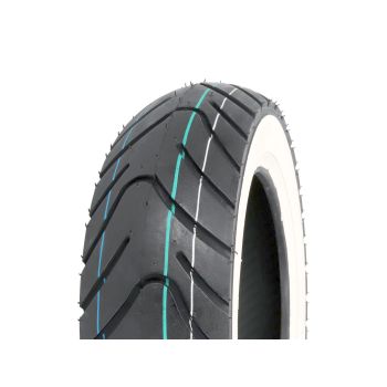 tire Kenda K413 100/80-10 52J TL whitewall / white sidewall