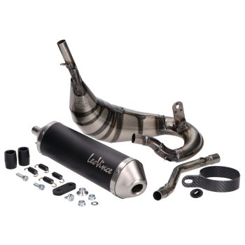 exhaust system LeoVince X-Fight Black Edition for Rieju MRT 50 Cross, SM