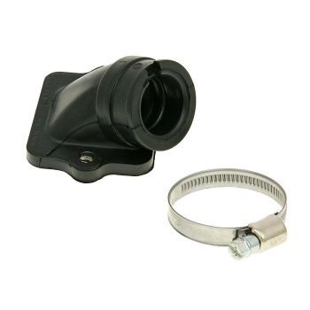 intake manifold Malossi NBR 20.5mm inner diameter, 23mm carb connection for Piaggio