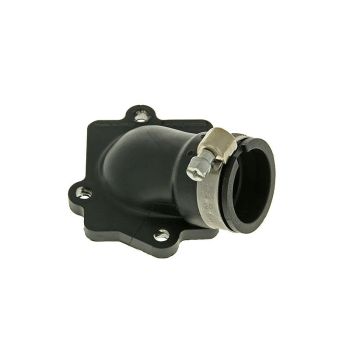 intake manifold Malossi NBR 22mm inner diameter, 28mm carburetor connection for Minarelli horizontal, CPI, Keeway, 1E40QMB