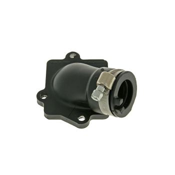 intake manifold Malossi NBR 21mm inner diameter, 23mm carburetor connection for Minarelli horizontal, CPI, Keeway, 1E40QMB