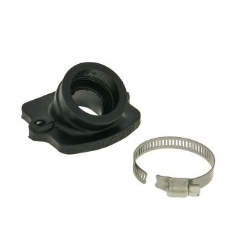 intake manifold Malossi MHR NBR 22mm diameter, 28-30mm carb connection for Piaggio