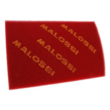 air filter foam Malossi double red sponge 300x200mm - universal