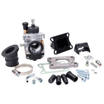carburetor kit Malossi MHR 21 w/ reed block for Minarelli AM, Derbi D50B, EBE, EBS