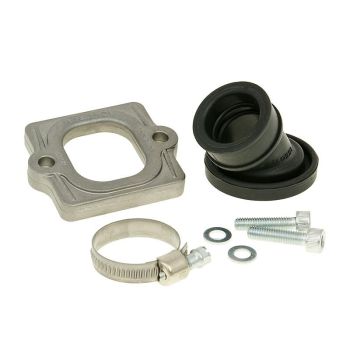 intake manifold Malossi X360 MHR FKM d=22, 24.5mm carb connection for Piaggio