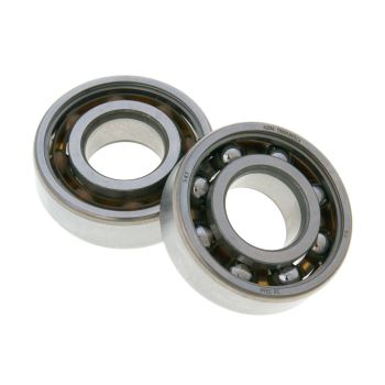 crankshaft bearing set Malossi MHR 20x47x14 SKF (6204 TN9/HN3C4) for Minarelli, Derbi EBE, EBS, D50B0
