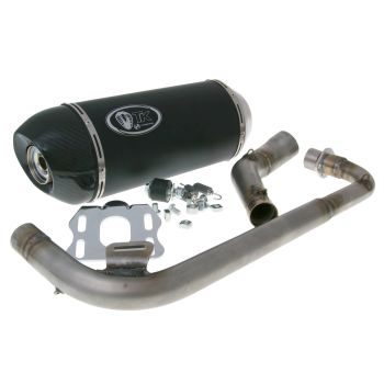 exhaust Turbo Kit GMax Carbon H2 4T for Honda MSX / Grom 125