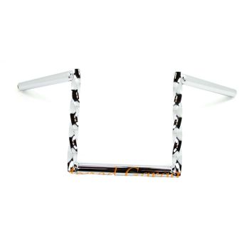 handlebar turned high chrome for moped moped