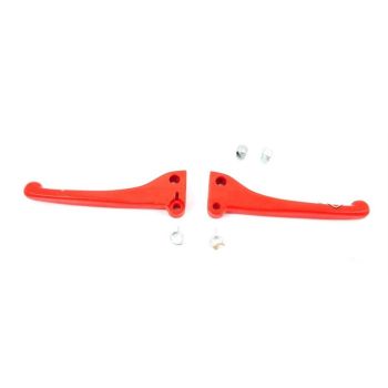 Handlebar lever set red