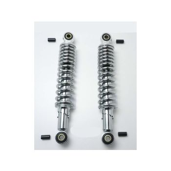 suspension struts 310mm adjustable progressive chrome for moped moped mokick