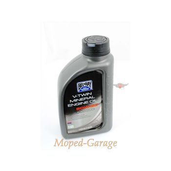 Engine oil BEL RAY Mineral 20W - 50 High Performance 1 liter for Harley V - Twin