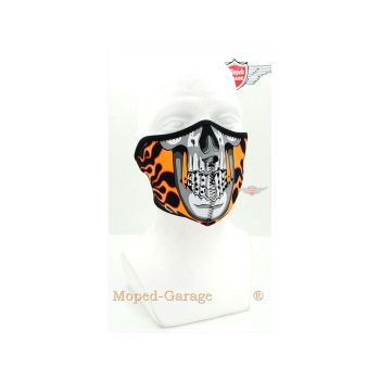 Biker, Mask, Burning Skull, Motorcycle, Biker mask