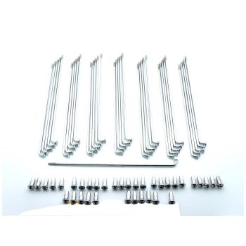 spoke set type 517 complete new for Zündapp KS 50 GTS 50 C 50 Sport