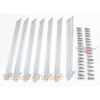 Wheel Rim Spoke Set Spoke Set Hub 208mm for DKW Hummel Moped Mokick