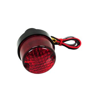 Round tail light for enduro, Chopper, moped, mokick, motorcycle