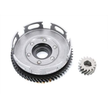 Clutch housing with metal gear for Hercules, Miele, DKW, Rixe, KTM, Göricke