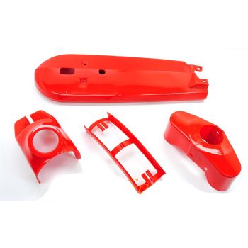 Fairing parts set red for Kreidler Florett RS GT LF LH RM