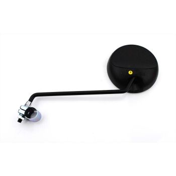 mirror + clamp black round bumm universal for moped moped mokick