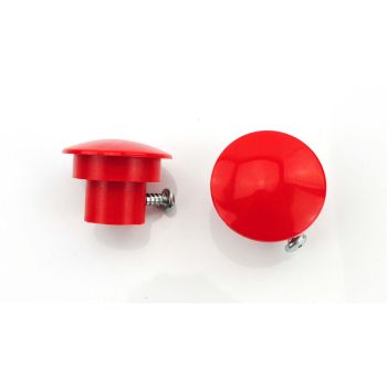 Handlebar end plug red for component properties Vehicle brand Vehicles
