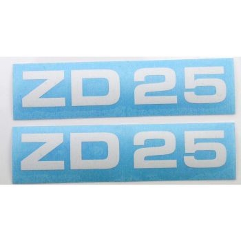 Sticker set white decor lettering Germany