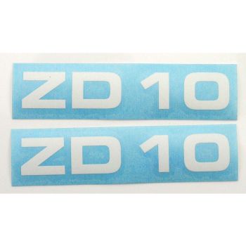 Sticker set white decor lettering Germany