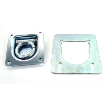 Lashing recess for belt ring spring for moped scooter motorcycle trailer car